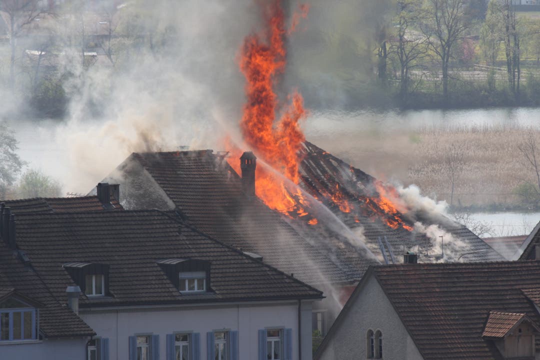 Am 24. April 2010 bracht im "Rebstock" abermals ein Grossbrand aus.
