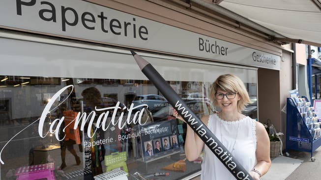 Franziska Rindlisbacher gibt ihrer Papeterie in Balsthal einen neuen Namen