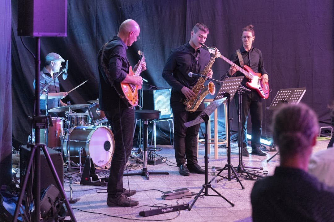 Die Band mit Andy David, Andy Seidt, Philip Kiefer und Beat Rüeggsegger