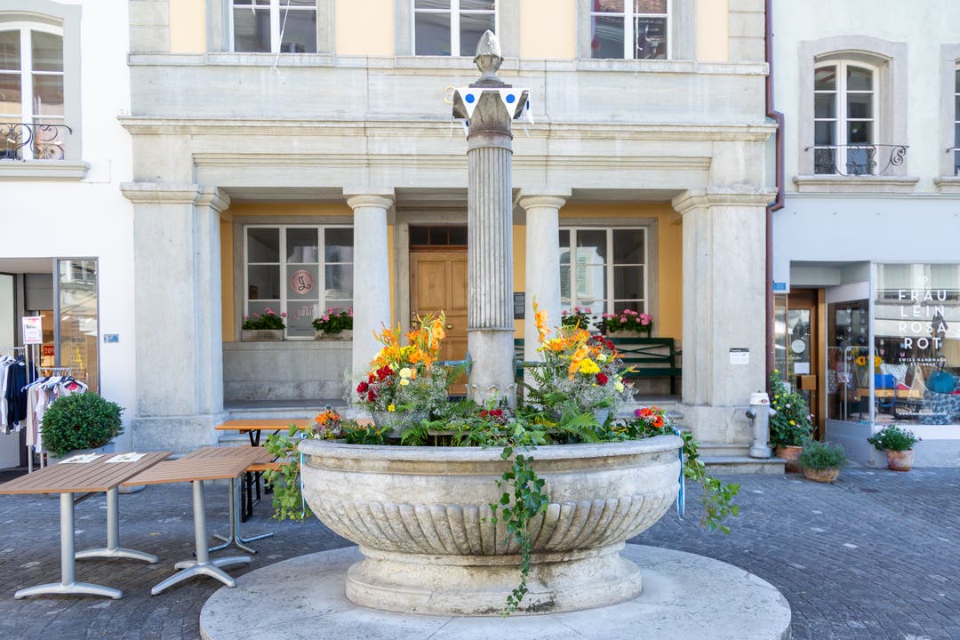 Die schönsten Brunnen vom Jugendfest Lenzburg 2020: Der Rathausbrunnen