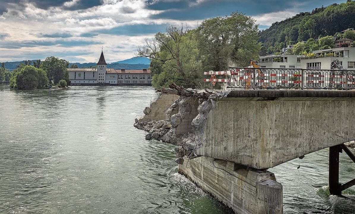 71 Jahre lang hat diese Brücke Aaraus Stadtbild mitgeprägt.