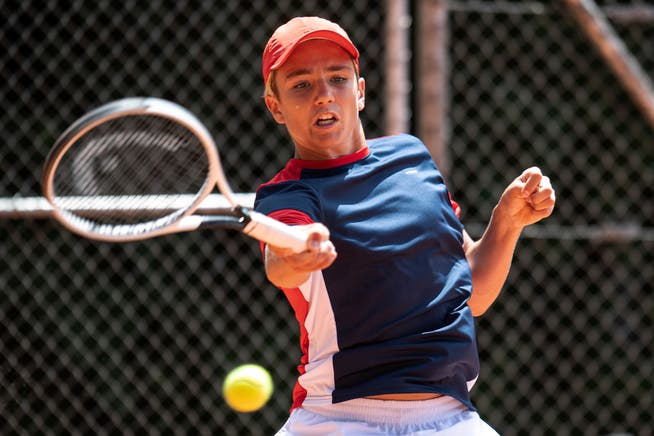Der Oltner Tennisspieler Nicolas Kobelt.