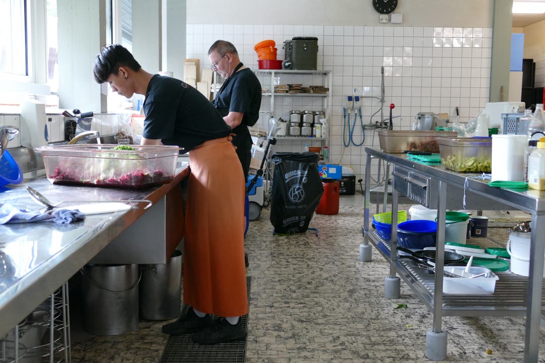 16 Mitarbeitende hat Cucina Arte. Dazu kommen noch zahlreiche Aushilfen für Catering-Anlässe.