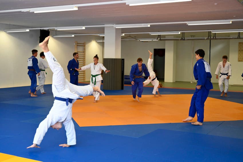 Trainingslager Judo des Regionalen Leistungszentrums Kt. Bern in Grenchen