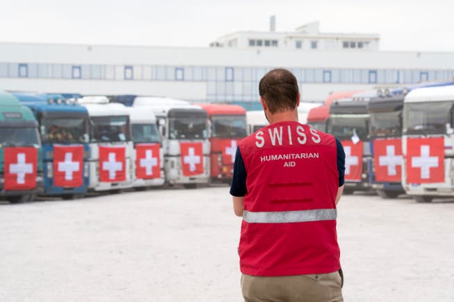Es ist bereits der 12. Konvoi der Humanitären Hilfe der Schweiz. (Archivbild)