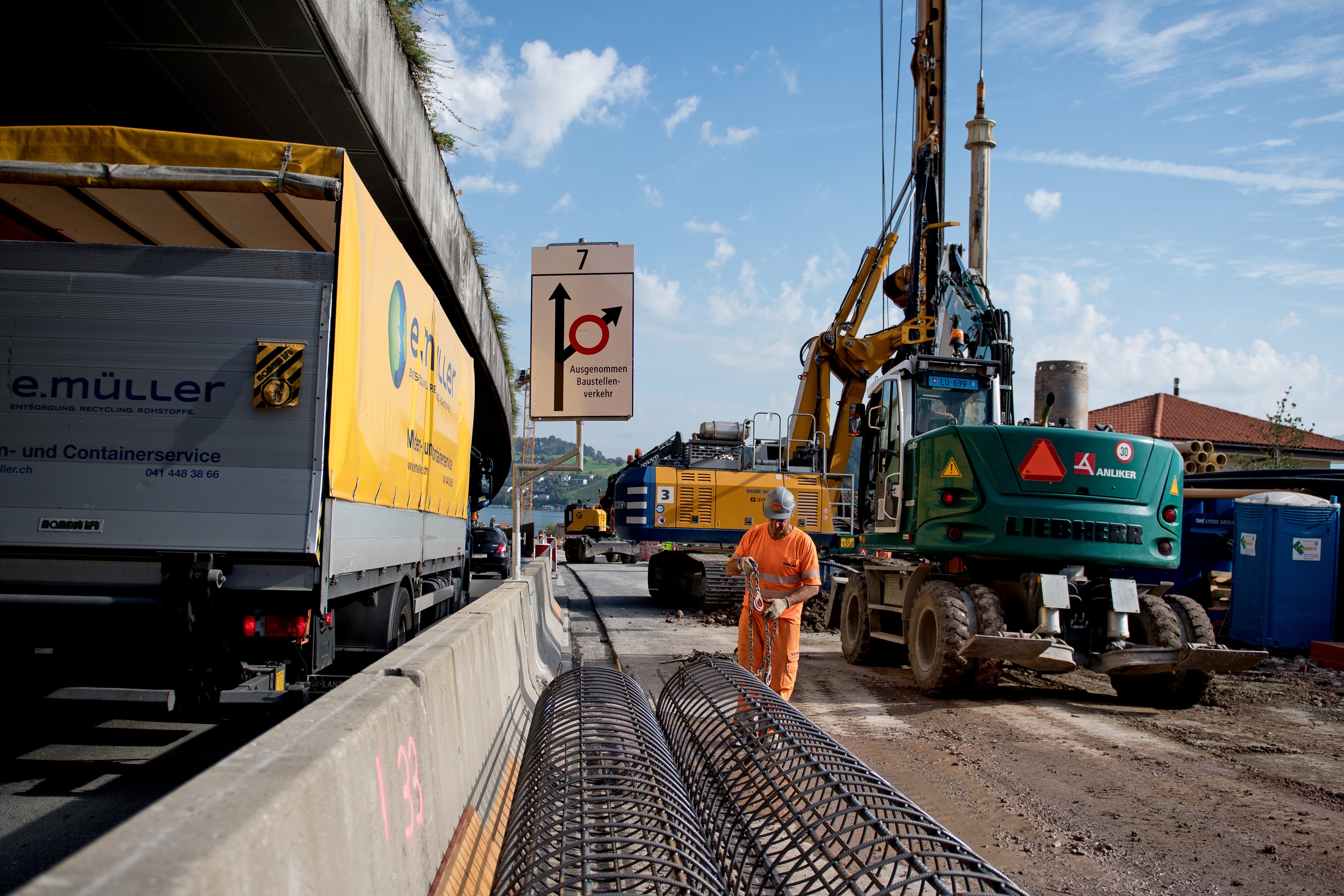 A2-Baustelle In Hergiswil: Es Kommt Zu Weiteren Sperrungen