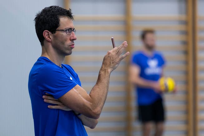 Alessandro Lodi, Trainer von Volley Luzern, weiss, dass es irgendwann auch positive Resultate braucht.