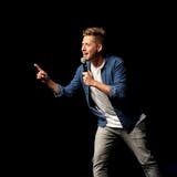 Comedian Joël von Mutzenbacher wird heuer nicht in Emmen auftreten. (Bild: Emmen Lacht 2019 / Markus Frömml)