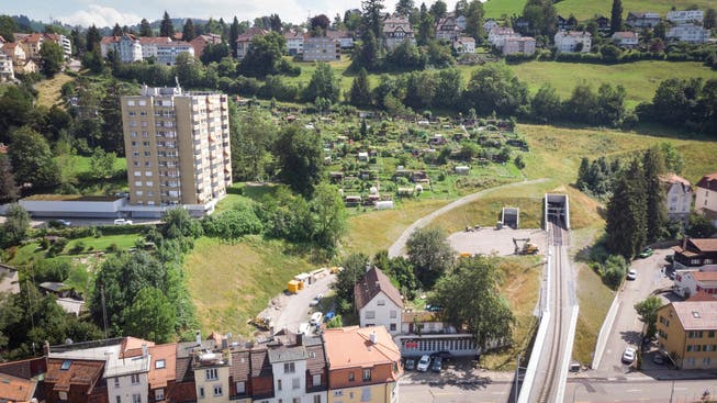 Die Ruckhalde zwischen Oberstrasse und Riethüsli: Sie ist die letzte zentrumsnahe Baulandreserve in der Stadt.