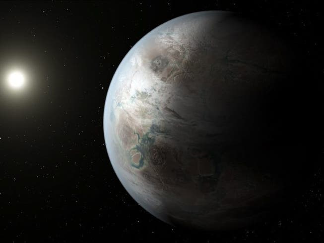 Die Grösse eines Exoplaneten wird laut einer neuen Studie auch dadurch bestimmt, ob er vorwiegend aus trockenem Gesteinsmaterial oder viel Eis besteht.