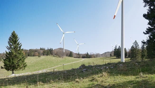 Der Verein Pro Grenchen ist der Meinung, die schiere Grösse des geplanten Windparks sei mit dem gewählten Standort nicht kompatibel. (Archiv)