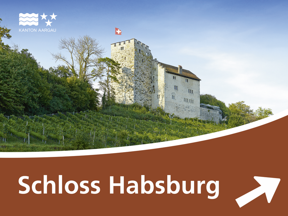 Aargau Tourismus plant beim Fressbalken eine Miniatur der A1, die auf den touristischen Hinweisschildern basiert.