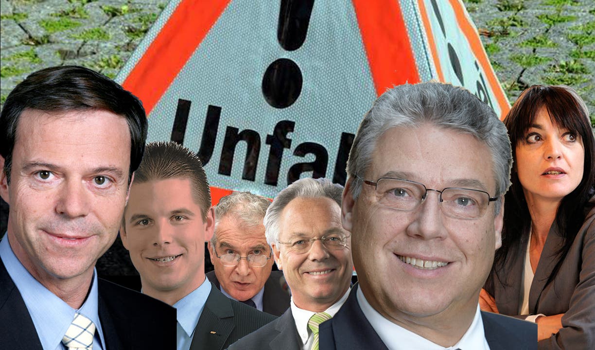 Lombardi, Mörgeli und Co.: Das sind die Schweizer Unfallpolitiker