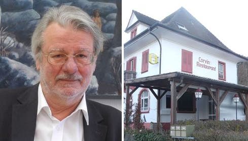 Rolf Senn und das ehemalige Restaurant Il Gabbiano, wo ein muslimisches Vereinslokal entstehen soll.jpg