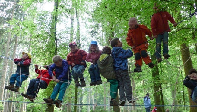 Für Wettinger Kindergärtler bleibt der Waldkindergarten ein Traum. Möglich wäre eine Light-Version. (Symbolbild)Archiv AZ