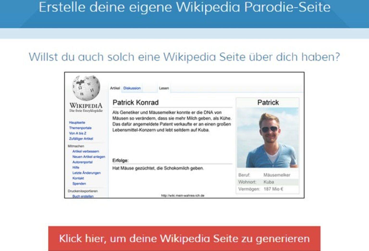 Internet - So Kriegst Du In Einer Minute Deinen Eigenen Wikipedia-Eintrag