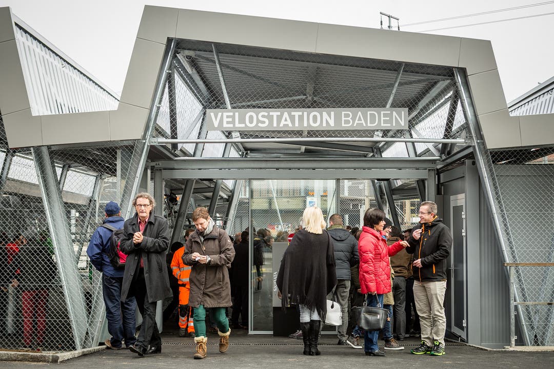 Velostation in Baden eröffnet