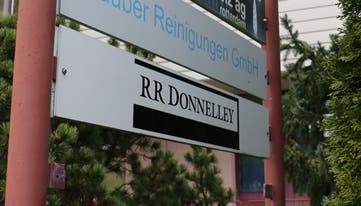 RR Donnelley in Urdorf wird die Steuerdaten nicht mehr scannen. (Archiv)