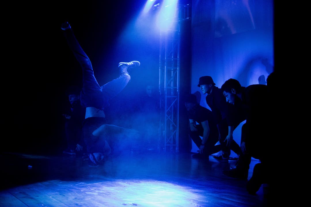 Die B-Boyz der Funky Flavor Dance School imponierten durch akrobatisches Können
