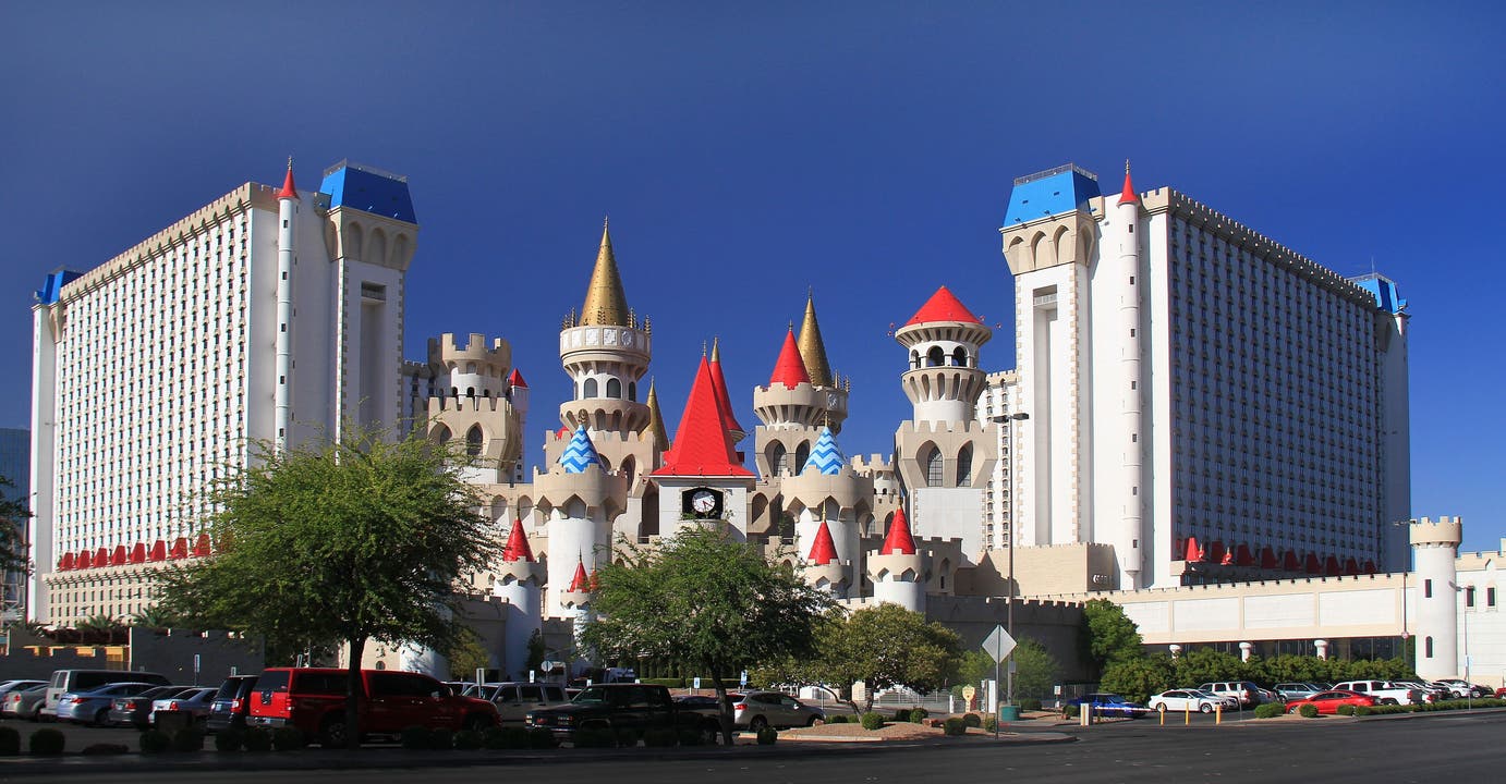 Das Hotel Excalibur in Las Vegas.