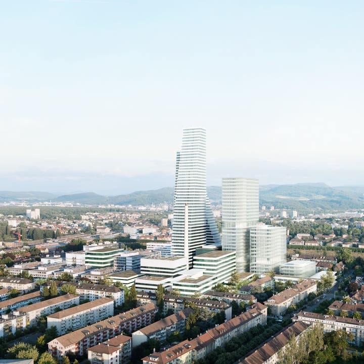 Die Pläne der Roche für die Arealentwicklung am Standort Basel.