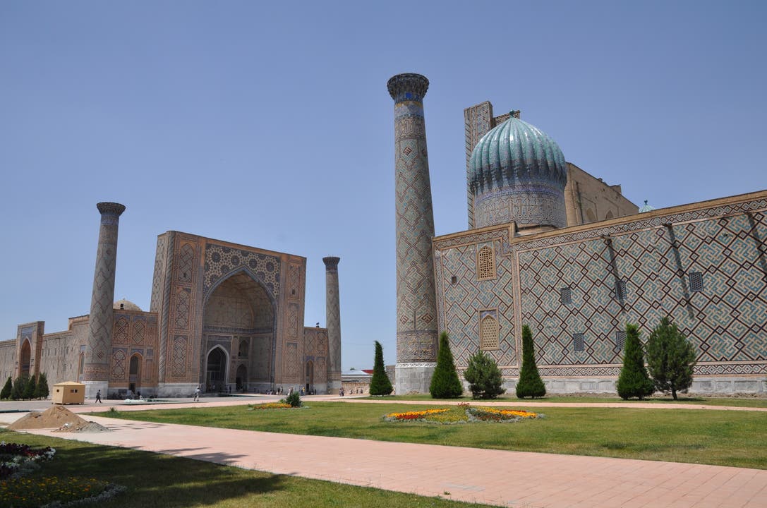 Usbekistan Samarkand - Weltberühmte Moscheen Registan