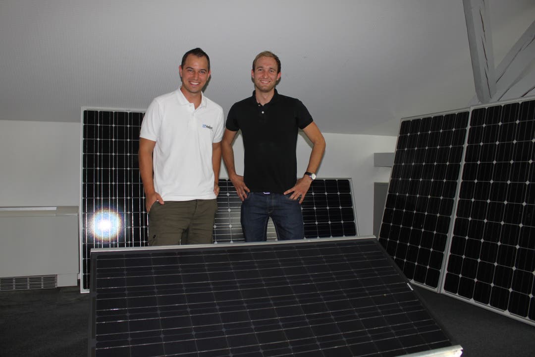 Samuel Beer und Noah Heynen Gründer Helion Solar AG Luterbach