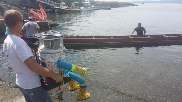 Ab aufs Schiff Roboter Hitchbot geht aufs Wasser