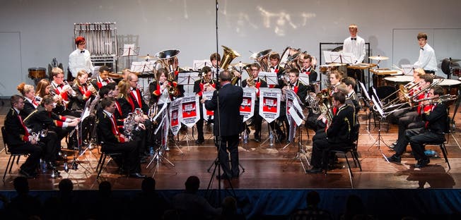 Da gab es die B-Formation der Oberaargauer Brass Band noch: Am Schweizerischen Brass-Band-Wettbewerb 2013 in Montreux. zvg