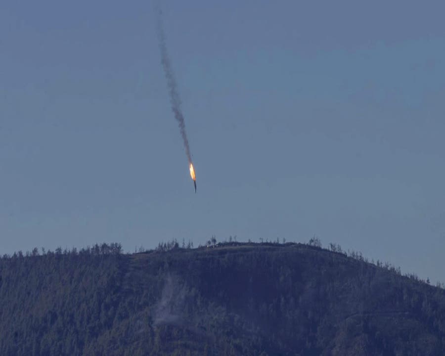 Russischer Kampfjet an türkisch-syrischer Grenze abgeschossen