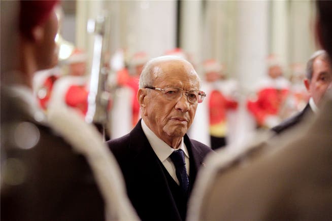 Wird diesen Monat 89: Béji Caïd Essebsi nach der Wahl 2014.