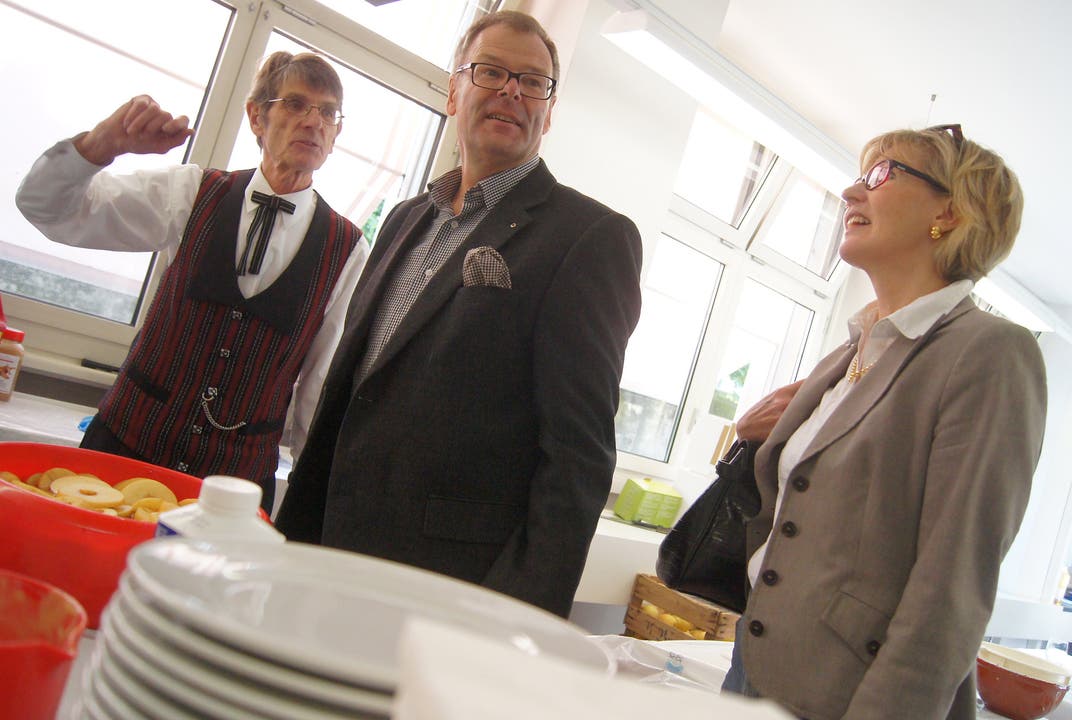 Auch Stadtpräsident Otto Müller (Mitte) besuchte die Sichlete 2013.
