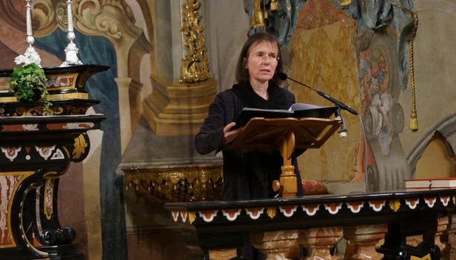 Ulrike Wolitz liest Silja Walter in der Klosterkirche: «Ich habe den Himmel gesehen». Ly Vuong
