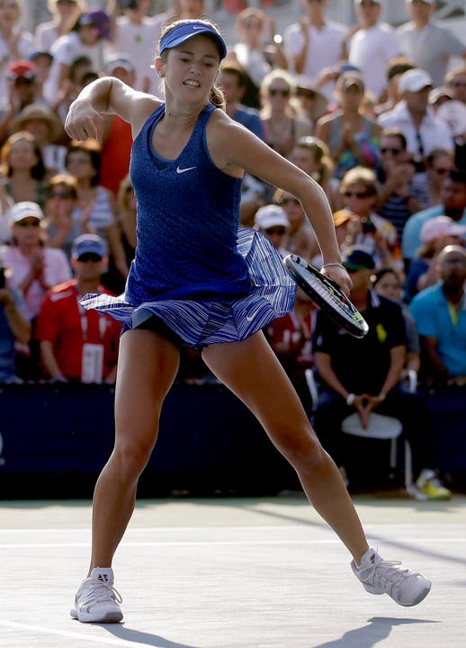 Sie ist die jüngste Spielerin seit Anna Kurnikova 1996, die einen Sieg an den US Open feiert