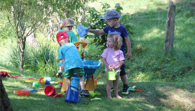 Hier können die Kinder einen neuen, privaten Spielplatz entdecken. zH