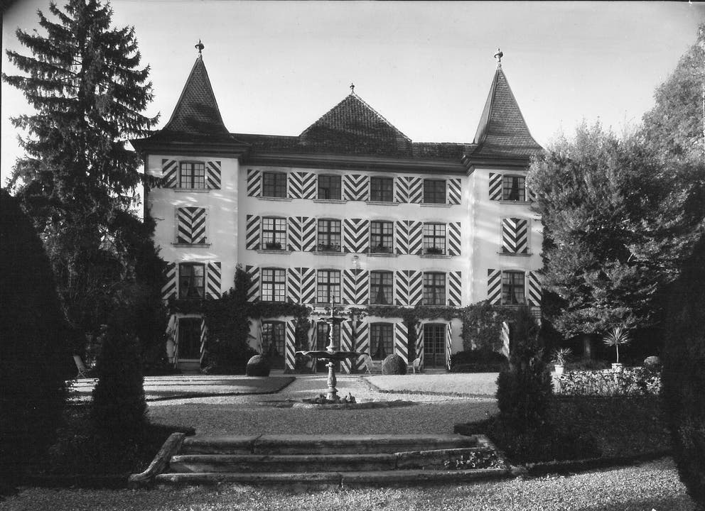 Die Südfassade um 1920