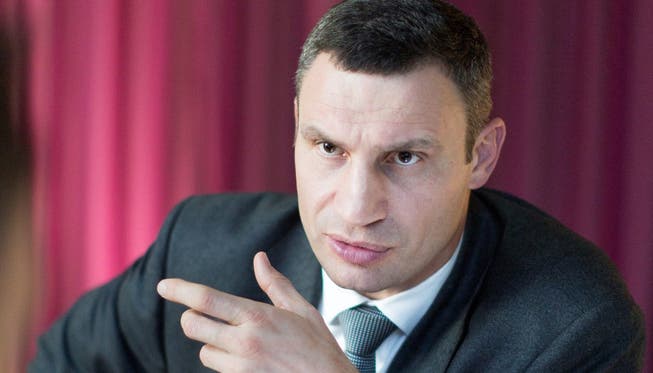 Vitali Klitschk: «Alles, was auf der Krim passiert ist, sei eine Folge der russischen Manipulation.»