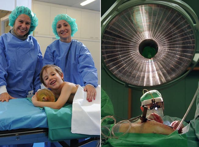 Kleine Patienten und ihre Eltern werden im Kantonsspital Baden gut betreut.