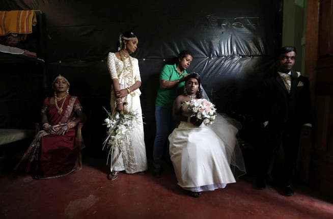 An einer tamilischen Hochzeit kam es zu einer Massenschlägerei (Symbolbild)