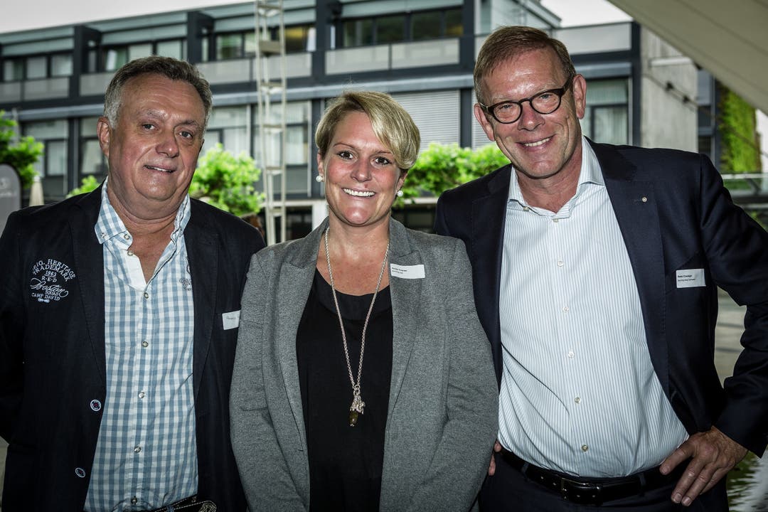 Andreas Pape (Pape Werbe AG), Yvonne Furrer (Kuoni), Reto Cavegn (TCS).