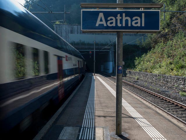 Bahnhof Aathal. (Archiv)