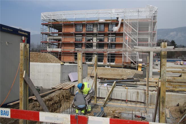 Die Überbauung Fegetz Süd – sie bietet bald 46 Wohnungen an – ist vorläufig die letzte Grossbaustelle in Solothurn.