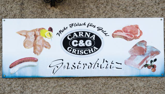 Das Logo des Bündner Fleischhändlers Carna Grischa