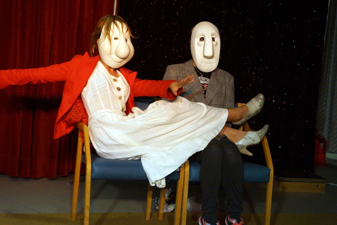 Eindrucksvoll - Maskentheater als Resultat aus dem Zirkus-Workshop im RPB