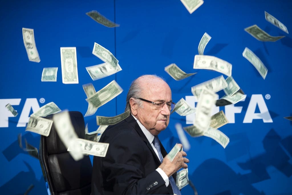 Bundesanwaltschaft ermittelt gegen Sepp Blatter: Impressionen vor der abgesagten Pressekonferenz der Fifa