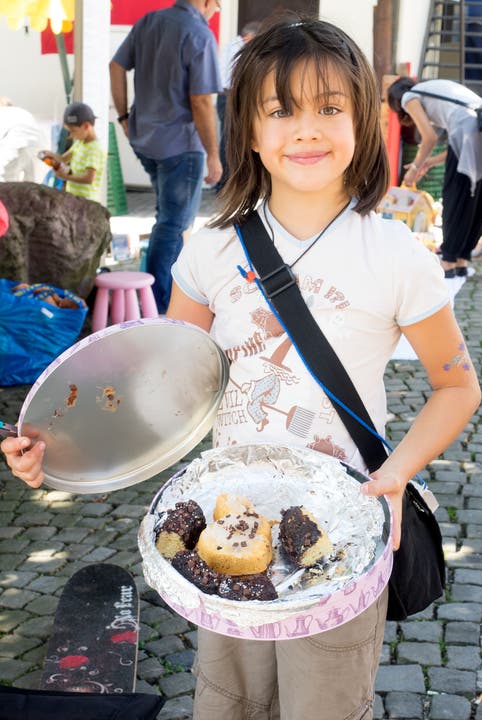 Samaras selbst gebackenen Kuchen für 1 Franken