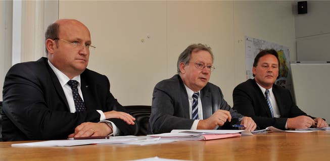 Für ein besseres System (v.l.): VSEG-Vize Peter Hodel, Präsident Kuno Tschumi und Geschäftsführer Thomas Blum.