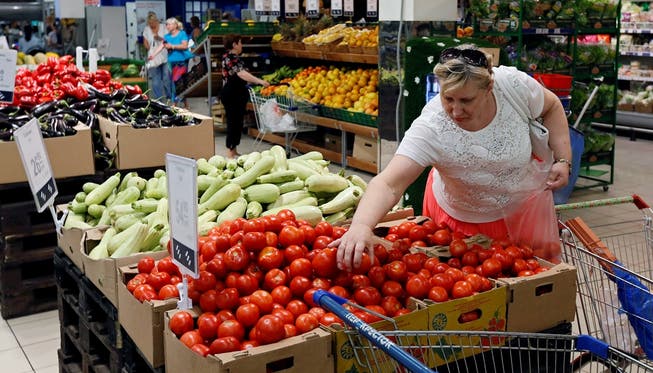 In Russland häufen sich Klagen über eine Verteuerung von Lebensmitteln, obwohl der Kreml versichert hat, Preisspekulationen rigoros zu unterbinden. Keystone