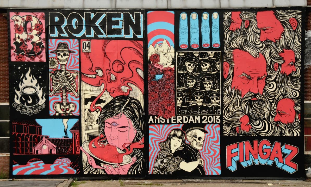 Der israelische Künstler Broken Fingaz wird auch an der Ausstellung Urban Heart Basel zu sehen sein.