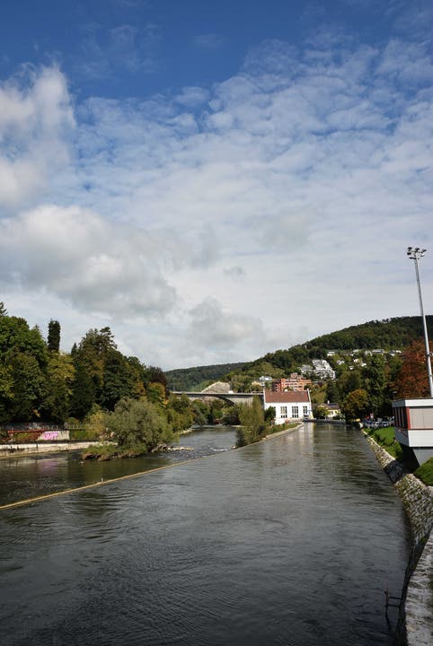 Das Wasserkraftwerk Aue in Baden